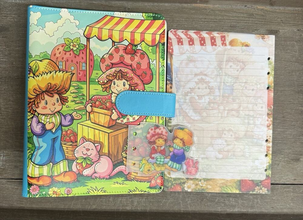 Strawberry Shortcake A5 Binder w/ matching paper